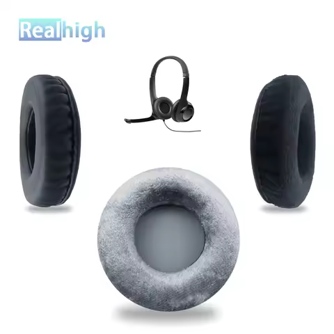 Realhigh Replacement Earpad For Logitech H340 H330 H390 H600 H609 Headphones Thicken Memory Foam Ear