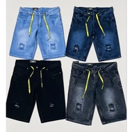 Men's Ripped Denim Shorts 13oz PremiumTALI
