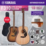 Yamaha F310 Acoustic Guitar 41" - Natural / T. Brown Sunburst (Low Action Package) (F 310 F-310)