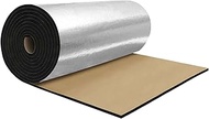 A ABSOPRO 197mil 5 mm 10.9sqft Car Sound Insulation Mat Made of Fibreglass Heat Shield Material Self