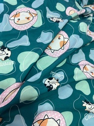 2m2 x 1m5 vải lụa nhật siêu cưng đẹp mát rượi may bộ váy áo (N2)