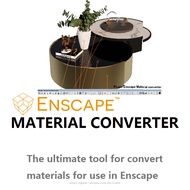 SketchUp | Plugins | Tutorial 2024 Enscape Material Converter - Tool for convert materials for use i