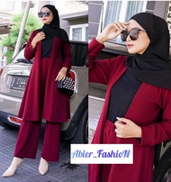 New Gwenda Set Outer / Setelan Cardy / Set Cardy / Bahan Moscrep Tika Set / Poppy Set / Setelan Oute