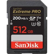EXTREME PRO 512GB 200MB/S SDXC UHS-I 記憶卡 (SDSDXXU-512G-GN4IN)原装行貨