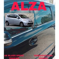 🔥DOOR WINDOW LINING CROME  ALZA 4PCS NEWS