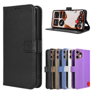 For Nothing Cmf Phone2 Pro Luxury Diamond Pattern Skin PU Leather Wallet Lanyard Cover For Nothing C