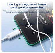 Sambungan headset ke iphone /Konverter Adapter Headset Earphone Lightning TO Jack Aux 3.5mm
