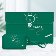 เคสคอมพิวเตอร์โน้ตบุ๊กแบบมีซิปปิด ปกหนัง PU ด้านในแบบมีซิปปิดสำหรับ Apple MacBook pro 16 นิ้ว Huawei