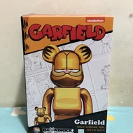 Bearbrick 加菲貓 Gold Chrome version 400%+100%