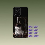 HP Samsung M12 / Samsung M32 / Samsung M62 / Samsung M53 Case - Cool Flexible Black Silicone Phone C