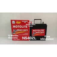 [Installation Provided] 38B20L NS40ZL Century Motolite Heavy Duty Maintenance Free