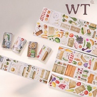 WT Tape Gardening Small Collection Harvest Collection Small Collection Die Cut-Free Handbook Tape IN