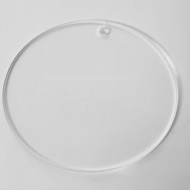 Round acrylic With Hole for ornament Christmas Party Decoration clear perspex sheet  Acrylic Circle Disc