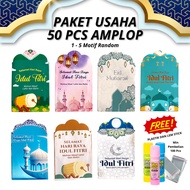 [BUSINESS PACKAGE] Envelope / Angpau Hari Raya Idul Fitri NEW 2025 (50 Sheets) | Free Glue & Plastic