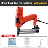 220V Electric Nail Gun Power Tools Furniture Woodworking Stapler Tacker Electric Stapler Gun Heavy-D