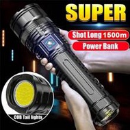 10000 Lumens 800W Super Bright LED Floodlight, Built-In Battery, 4KM Emergency Floodlight, Holiday G