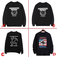 Agnostic Front Crewneck Sweatshirt Cotton Fleece Material