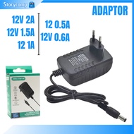 12V 2A 1.5A 1A 0.6A 0.5A DC 12 Power Supply Adapter UniversalVOLT for CCTV WiFi Router Modem LED Str