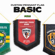 Custom Pennant Flag | Custom Vandel Flag - Basic - FOULS