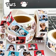T TWS Roll Stickers SHINYU SHINYU DOHOON DOHOON Kim Dao Hoon Aidou Sealing Stickers Korean Group ins