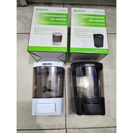 SOLVEX BLACK / WHITE 800ML JUMBO SOAP DISPENSER