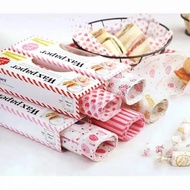 Food grade wax paper, cute patterned oil paper food wrapper, cake