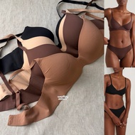 SKIMS Fit Everybody Wired Tshirt Bra Seamfree Next to Nked Seamless Scoopneck Bralette A&F Bandeau S