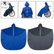 [lkpzhtw9] Poncho, Rain Coat Polyester Cover over Knee Coverage Breathable Rain Protection Cape for