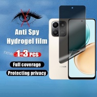 1-3Pcs Privacy Anti Spy Front Full Cover Protection Tpu Hydrogel Film For Honor X7D X7C X7B 4G 5G 20