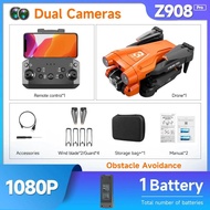 โดรน Z908 pro 4K กล้อง HD โปรเฟสชั่นแนล สีส้ม Mini4 Drone O ของเล่นอิเล็กทรอนิกส์สำหรับเด็ก อุปกรณ์เ