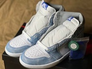 台灣賣家 全新現貨 JORDAN 1 RETRO HIGH HYPER ROYAL SMOKE GREY 喬丹 水洗白藍
