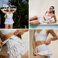 Peaches Active - LAI THAI: swimwear mini swimskirt - Chiangmai กระโปรงว่ายน้ำ ลายเชียงใหม่