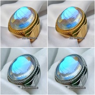 RAINBOW INDIAN KALIMAYA STONE RING SIZE 15X20