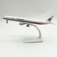 Malaysia Airlines B777 aircraft model 18cm + display base