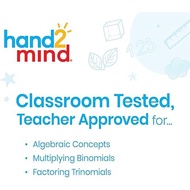 Hand2mind Plastic Algebra Tiles Class Set, Algebra Manipulatives