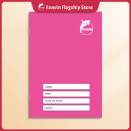 Fanvin A5 Writing Notebook for Grade1/2/3 80 Sheets High Quality 10 Colors School Supplies
