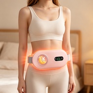 Cute Rabbit Pattern Belly Warm Massage Belt Temperature Control With Screen With Vibration Function 