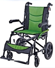 [ รถเข็นผู้ป่วย มี อย.] รถเข็นนั่งถ่ายผู้ป่วย รุ่น609 นั่งถ่าย รถเข็นคนชรา รถเข็นผู้พิการ Wheelchair วิลแชร์ เหล็กชุบโครเมียม แบบพับได้
