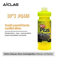 AICLAS W7PLUS Sabun Kereta Nano Wax, Shampoo Cuci Kereta 500ML, Menanggalkan Kotoran Degil, Kesan Cu