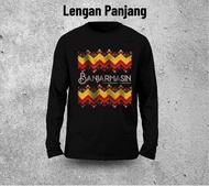 Premium T-shirt - Kaos Khas BANJARMASIN - KAIN SASIRANGAN - BJM9