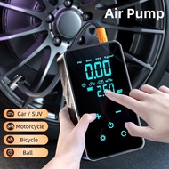 Portable 150PSI Tire Inflatable Pump with Touch Screen Digital Electrical Air Pump for Car Motorcycle Bicycle Ball