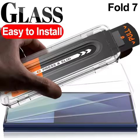 1/2/3PCS Auto-Alignment Tempered Glass for Samsung Galaxy Z Fold 7 Anti-scratch Shockproof Protectiv