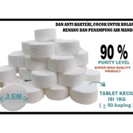 Chlorine Smalltablet 1kg - 90% chlorine for pools, wells.