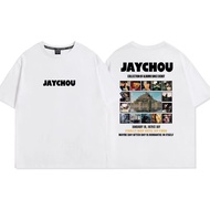 Jay JAY Chou Album Cover Printed Short-Sleeved T-Shirt Men Women 2023 Concert Peripheral Support Uniform Top Summer