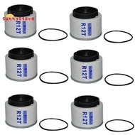 6 Pcs R12T Fuel/ Water Separator Filter elements for Racor 140R