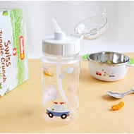 [Vroom vroom] Tritan Car Water Bottle Baby Kids Water Bottle Straw Water Bottle With Straw