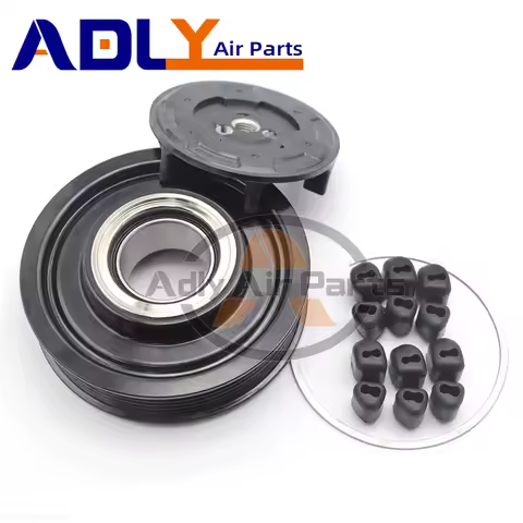 AC Compressor Clutch Pulley For VW POLO PASSAT CC SKODA SEAT AUDI A2 1K0820859C 1K0820859T 1K0820808