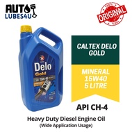 Caltex Delo Gold Mineral SAE 15W40 5L - Caltex Diesel Engine Oil Heavy Duty