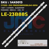 Backlight TV Akari 23 Inch LE-23B88S CY22D--2X5 PB02D380103BL041-001H / JL.D22051235-081DS-M