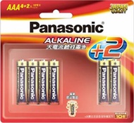 國際牌Panasonic 大電流鹼性電池4號6入 LR03TTS/6B-R